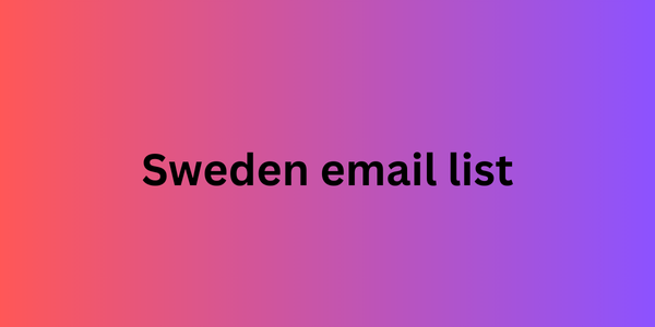 sweden email list