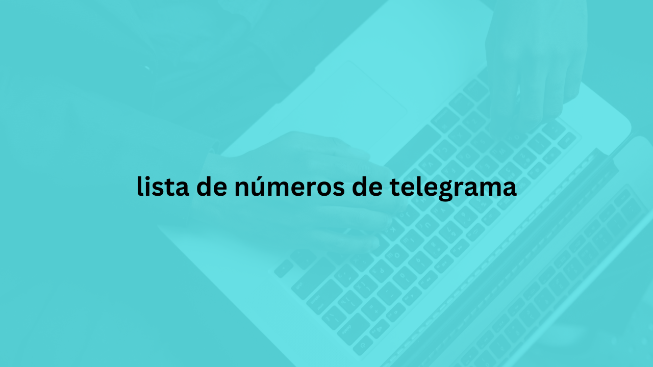 lista de números de telegrama