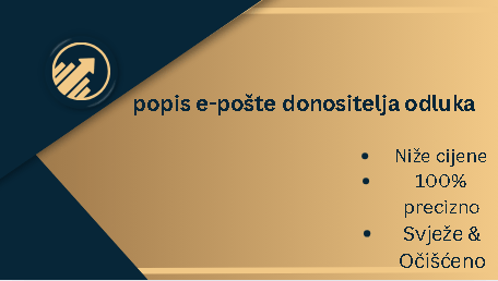 popis e-pošte donositelja odluka