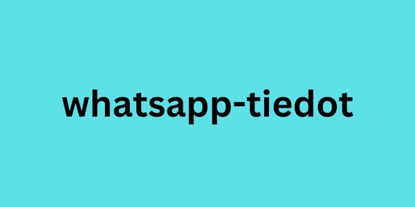 whatsapp-tiedot