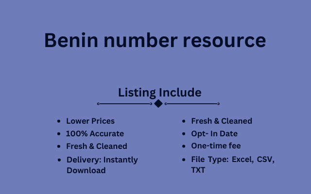 Benin number resource